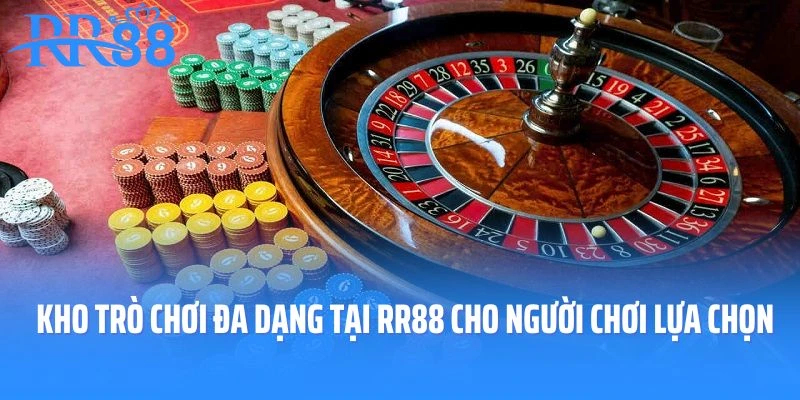Kho trò chơi đa dạng tại RR88 cho người chơi lựa chọn